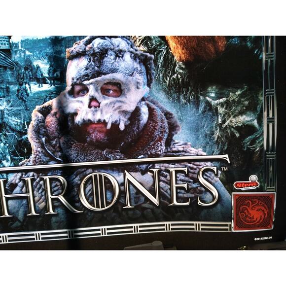 Game Of Thrones Premium Edition ORIGINAL Pinball Machine Translite Artwork Sheet - Picture 6 of 10